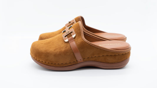 Sabot Confort  Femme Camel (Dan)