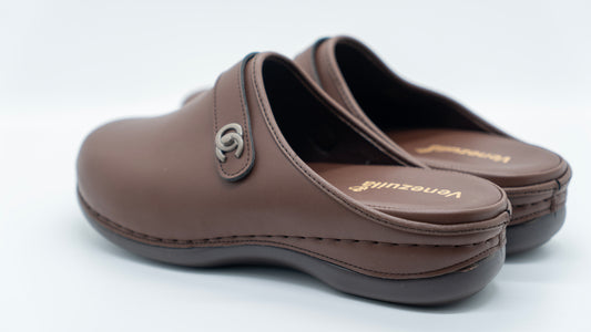 Sabot Confort Femme Maron